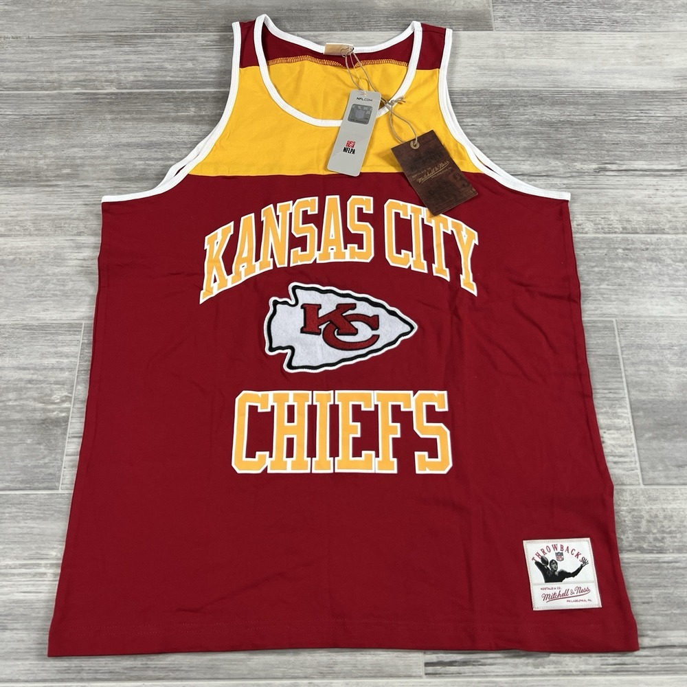 Kansas City Chiefs Mitchell & Ness NFL Heritage Tank Top Chiefs Men's Size Medm